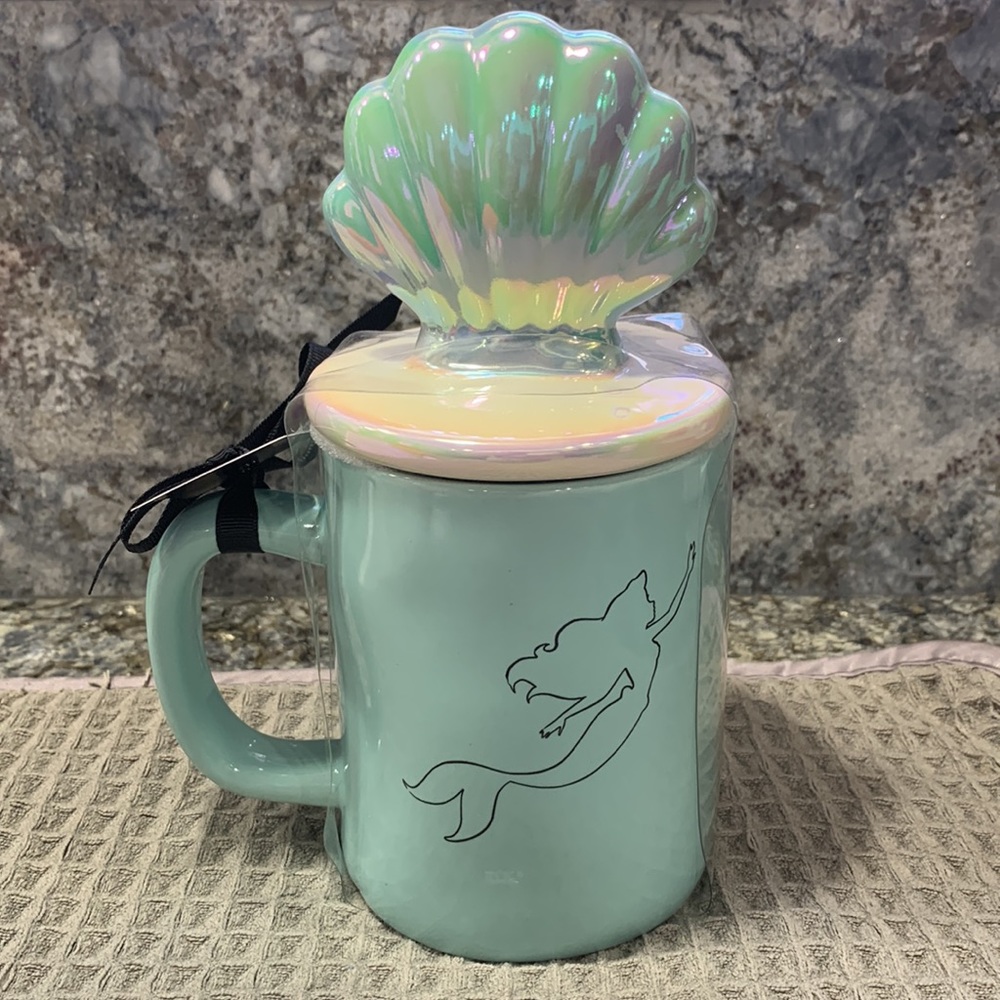 Rae Dunn PART OF YOUR WORLD Double Sided Mug with Clamshell Topper - Picture 2 of 2